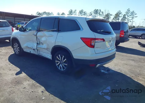 2019 Honda Pilot Ex z USA, uszkodzony, nr VIN 5FNYF5H36KB001896